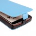 LG G4 - Genuine Leather Up Down Flip Protective Phone Cover Case - Blue